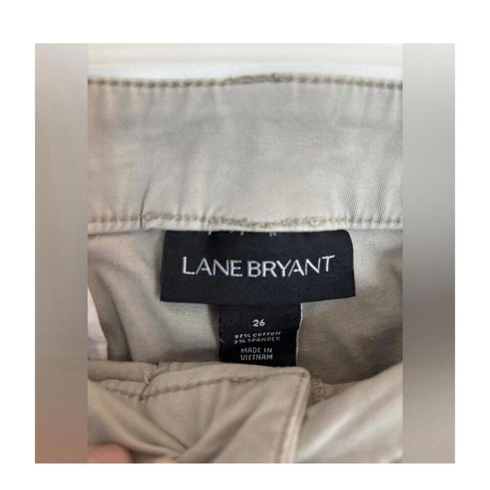 Lot Of 2 Pairs Of Lane Bryant Plus Size Shorts Size 26 Navy NWT Khaki - Picture 4 of 5